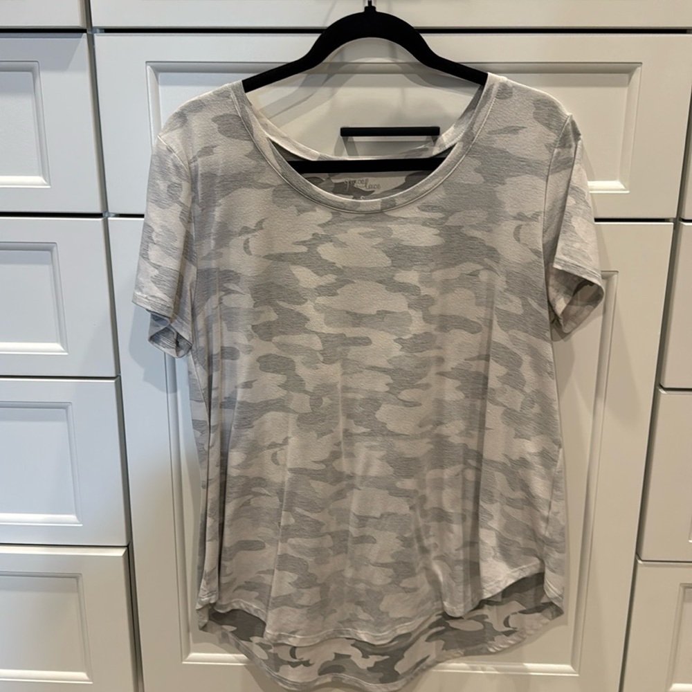 Grace and Lace Camo tee.